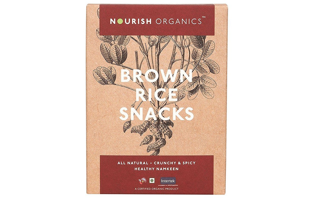 Nourish Organics Brown Rice Snacks    Box  150 grams